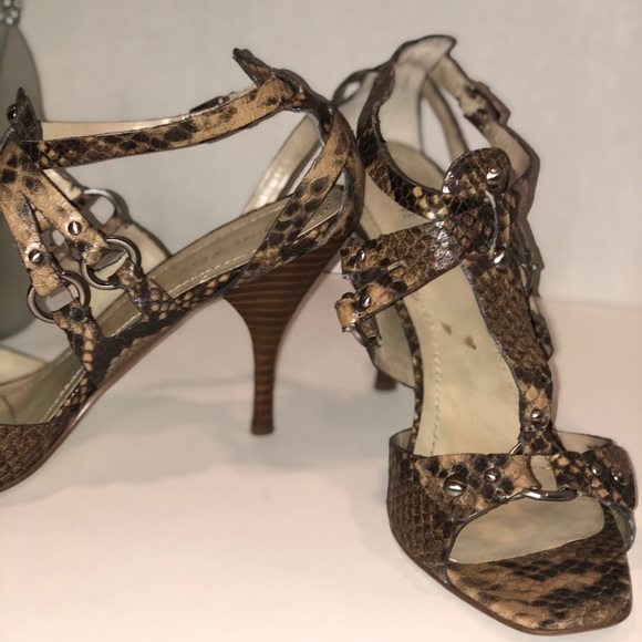 Nine West Snake Print Sandal - Picture 4 of 8